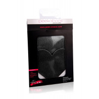 Пестисы на соски в виде сердечек Peekaboo черные