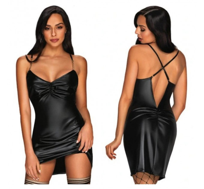 Платье-мини Obsessive Yollanda черный, L/XL