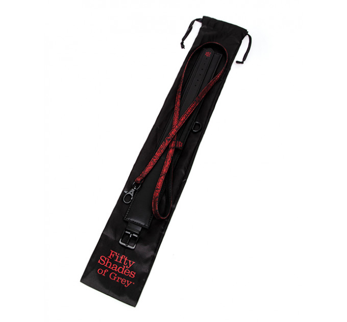 Поводок Fifty Shades of Grey Sweet Anticipation Reversible Faux Leather Collar and Lead