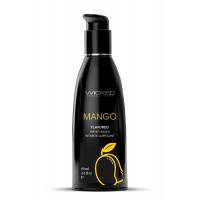Съедобный лубрикант со вкусом Манго WICKED MANGO на водной основе, 60 мл