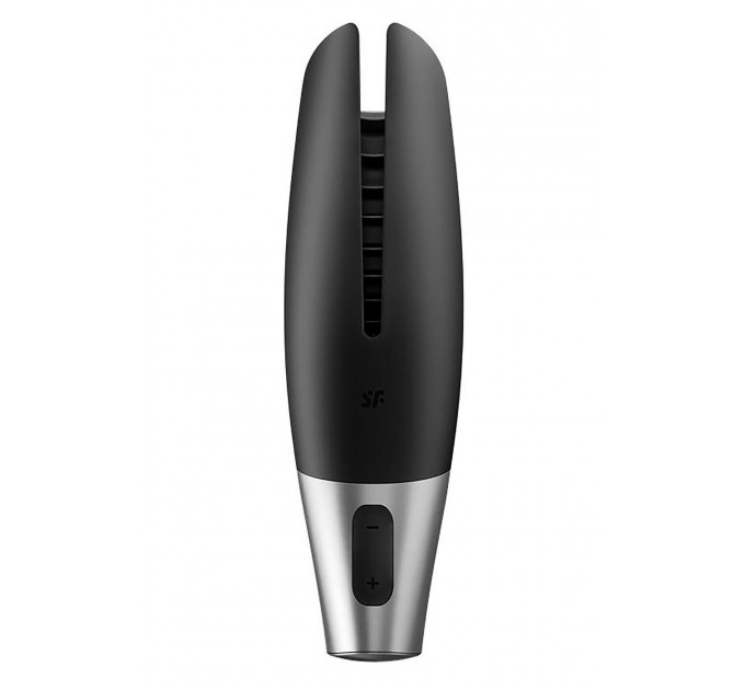 Смарт-мастурбатор Satisfyer Power Masturbator для использования на верхней половине пениса, черный