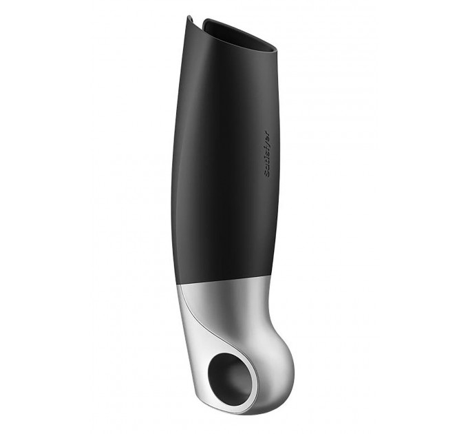 Смарт-мастурбатор Satisfyer Power Masturbator для использования на верхней половине пениса, черный