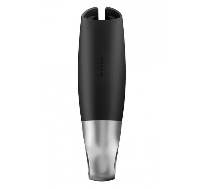 Смарт-мастурбатор Satisfyer Power Masturbator для использования на верхней половине пениса, черный