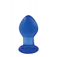 Стеклянная пробка NS Novelties CRYSTAL SMALL BLUE
