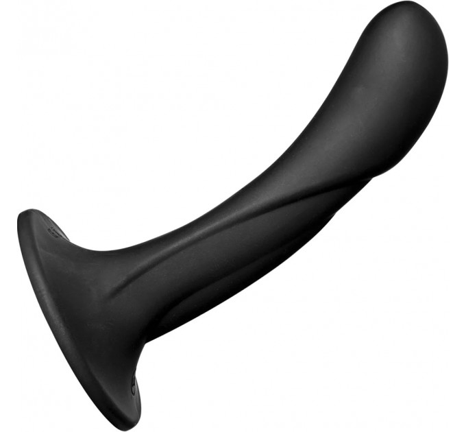 Страпон с вибрирующим адаптером G-Spot Vibrating Pleasure Set с дистанционным пультом, черный