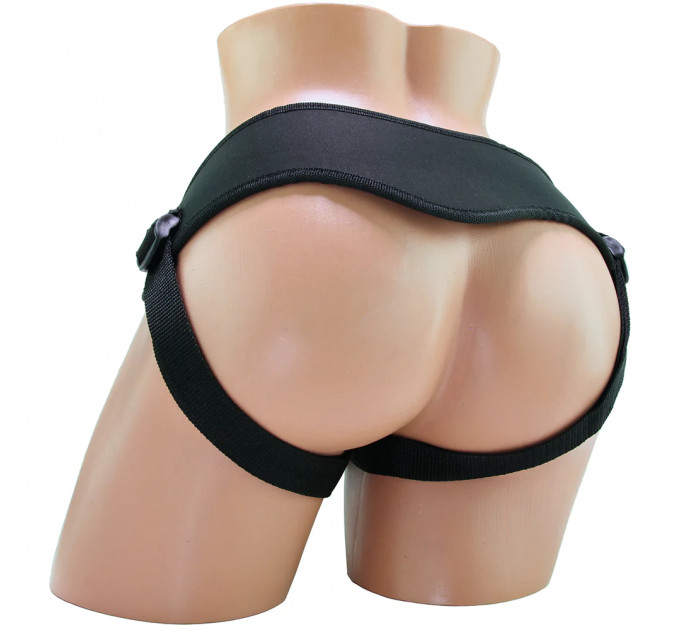 Страпон с вибрирующим адаптером G-Spot Vibrating Pleasure Set с дистанционным пультом, черный