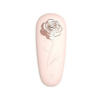 Стимулятор з пульсацією для клітора Chisa Kissen Rosebud персиковий