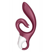 Стимулятор точки G и клитора Satisfyer Love me с вибрацией, бордовый