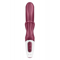 Стимулятор точки G и клитора Satisfyer Love me с вибрацией, бордовый