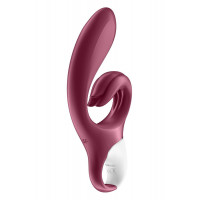 Стимулятор точки G и клитора Satisfyer Love me с вибрацией, бордовый