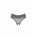 Трусики эротические с открытым доступом Obsessive Strapelie crotchless panties S/M