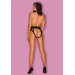 Трусики эротические с открытым доступом Obsessive Strapelie crotchless panties S/M
