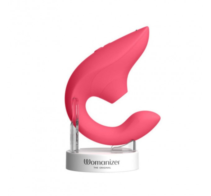 Стимулятор точки G и клитора Womanizer Blend Rose вакуум и вибрация, нежно-розовый