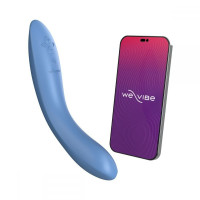 Вібратор для точки G Rave 2 We-Vibe, силіконовий, синій, 19.3 х 3 см