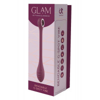 Вібратор для точки G регульований DreamToys Glam, фіолетовий