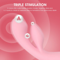 Вібратор-кролик для стимуляції точки G Chisa, рожевий