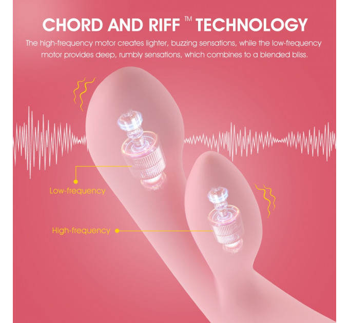 Вибратор-кролик для стимуляции точки G Chisa, розовый