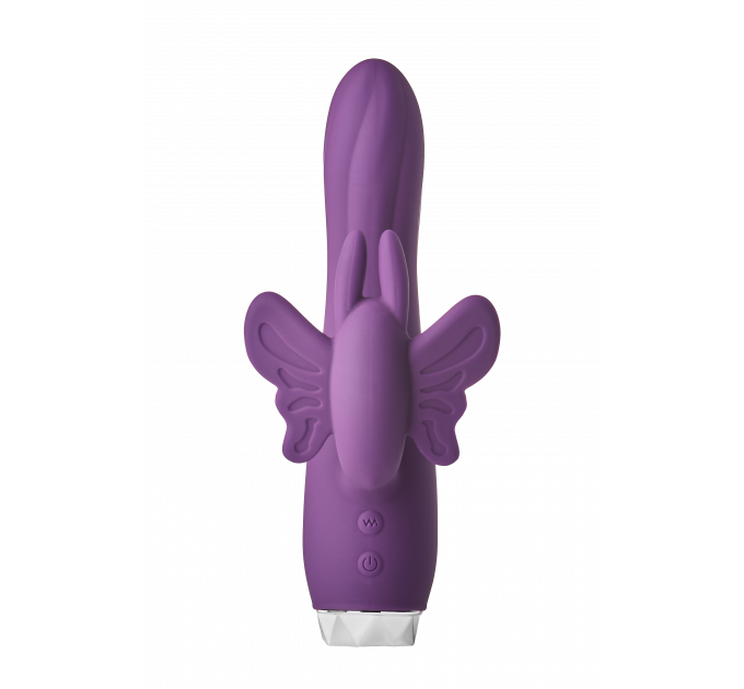 Вибратор-кролик в виде Бабочки Dream Toys Flirts Butterfly, фиолетовый, 17 х 3 см