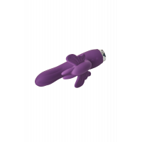Вибратор-кролик в виде Бабочки Dream Toys Flirts Butterfly, фиолетовый, 17 х 3 см