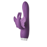 Вибратор-кролик в виде Бабочки Dream Toys Flirts Butterfly, фиолетовый, 17 х 3 см