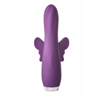 Вибратор-кролик в виде Бабочки Dream Toys Flirts Butterfly, фиолетовый, 17 х 3 см