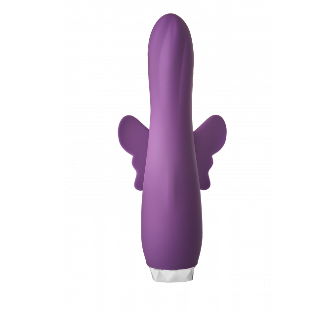 Вибратор-кролик в виде Бабочки Dream Toys Flirts Butterfly, фиолетовый, 17 х 3 см