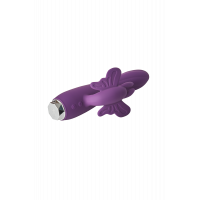 Вибратор-кролик в виде Бабочки Dream Toys Flirts Butterfly, фиолетовый, 17 х 3 см