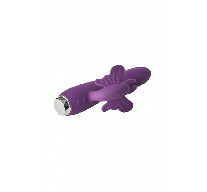 Вибратор-кролик в виде Бабочки Dream Toys Flirts Butterfly, фиолетовый, 17 х 3 см