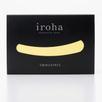 Вибратор в форме полумесяца Iroha Mikazuki Tenga, медицинский силикон, желтый