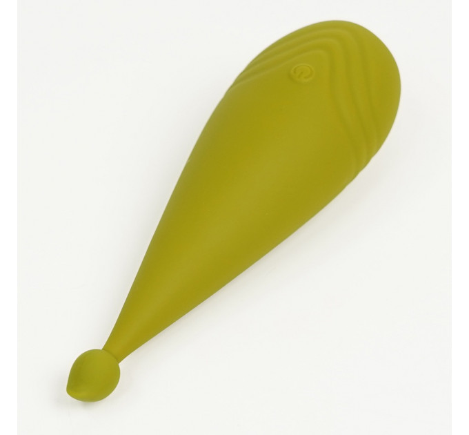 Вибростимулятор с разными насадками Sweet Em, зелёный