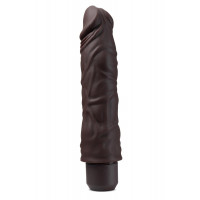 Вибрирующий фаллоимитатор на батарейках Blush Dr.Skin Dr.David коричневый