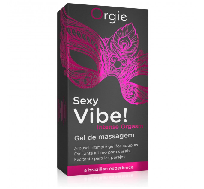 Жидкий вибратор «SEXY VIBE», 15 мл вибрация + усиление оргазма Orgie