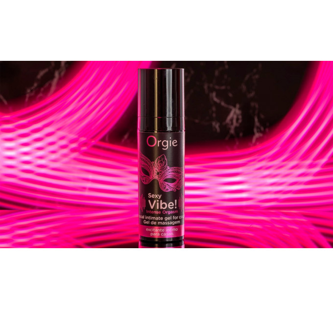 Жидкий вибратор «SEXY VIBE», 15 мл вибрация + усиление оргазма Orgie