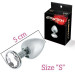 T370205 Анальная пробка с камнем MAI No.72 METAL PLUG WITH STONE S