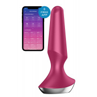 Анальная пробка с функцией управления с смартфона Satisfyer Vibrator ilicious 2, бордовый