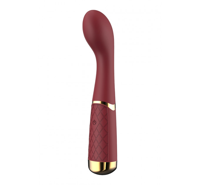 Вибратор для точки G Dream toys Romance Lucy, марсаловый, 19.5 х 3.8 см