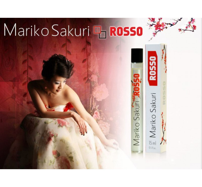 Духи с феромонами женские Aurora Mariko Sakuri ROSSO (roll-on), 15 мл