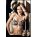 Бюстгалтер леопардовый Baci Lingerie Leopard Padded Underwire Bra бесшовный, размер 80B