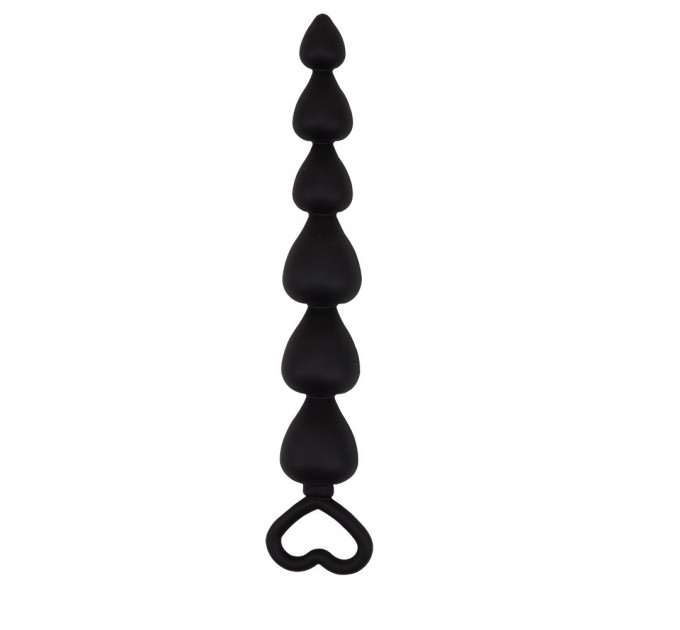 Анальна ялинка сердечка Chisa Elite Lover's Beads 17см / 2,5 см