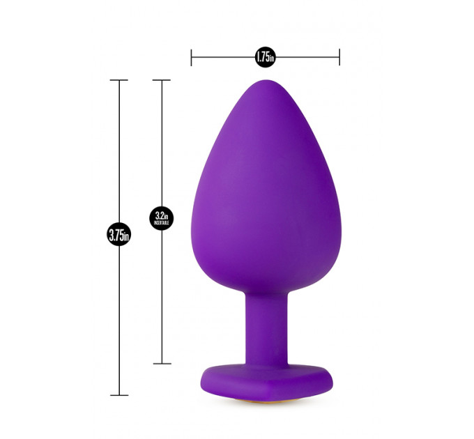 Анальная пробка TEMPTASIA BLING PLUG LARGE PURPLE