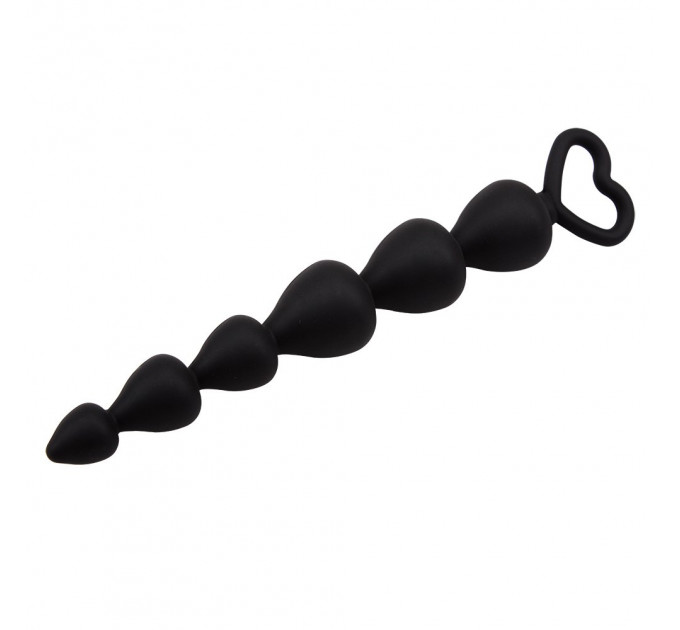 Анальна ялинка сердечка Chisa Elite Lover's Beads 17см / 2,5 см
