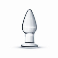 Анальна пробка зі скла Clear Glass Buttplug