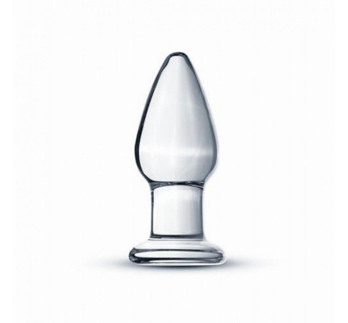 Анальная пробка из стекла Clear Glass Buttplug