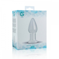 Анальна пробка зі скла Clear Glass Buttplug