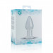 Анальная пробка из стекла Clear Glass Buttplug