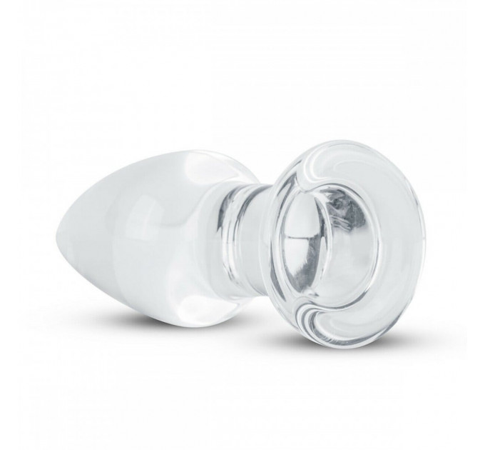 Анальная пробка из стекла Clear Glass Buttplug