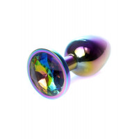 Анальна пробка з каменем Boss Series , Plug-Jewellery Multicolour PLUG- Clear