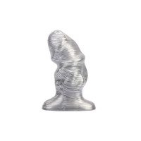 Анальна пробка Chisa Dark Muscle Petite Yucie, сріблястий, L