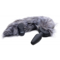 Анальная пробка хвостик с вибрацией Tailz Vibrating Anal Plug With Tail - Fox