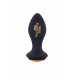 Анальная пробка с вибрацией Naughty Bits CalExotics, с кристаллом, силиконовая, черная, 10.7 х 3.2